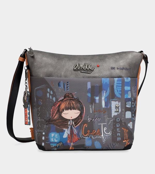 Anekke Contemporary Large Printed Messenger Crossbody Kabelka | 920473ERB