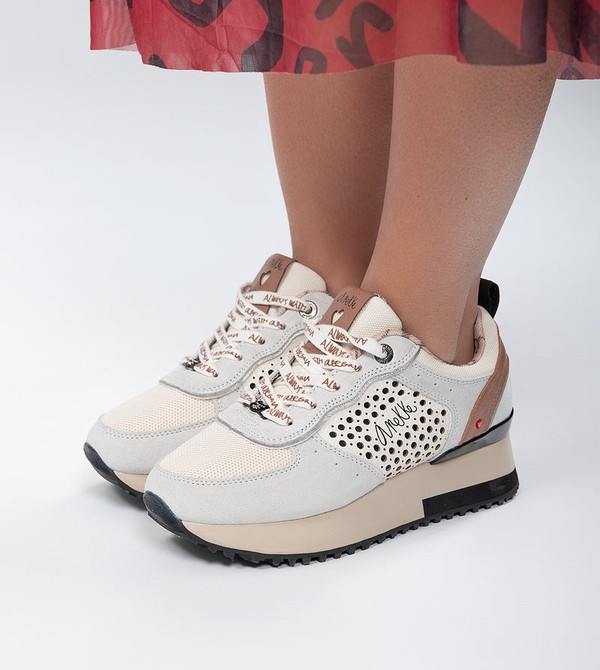 Anekke Gray Platform Obuv | 138694SXE