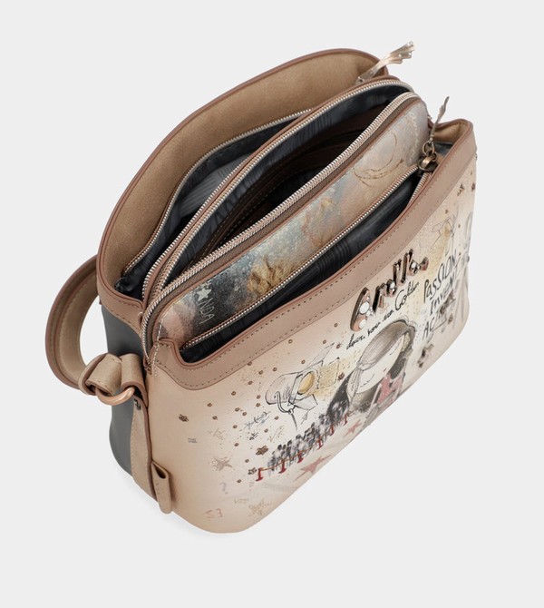 Anekke Hollywood 3-compartment Crossbody Kabelka | 352896QEM