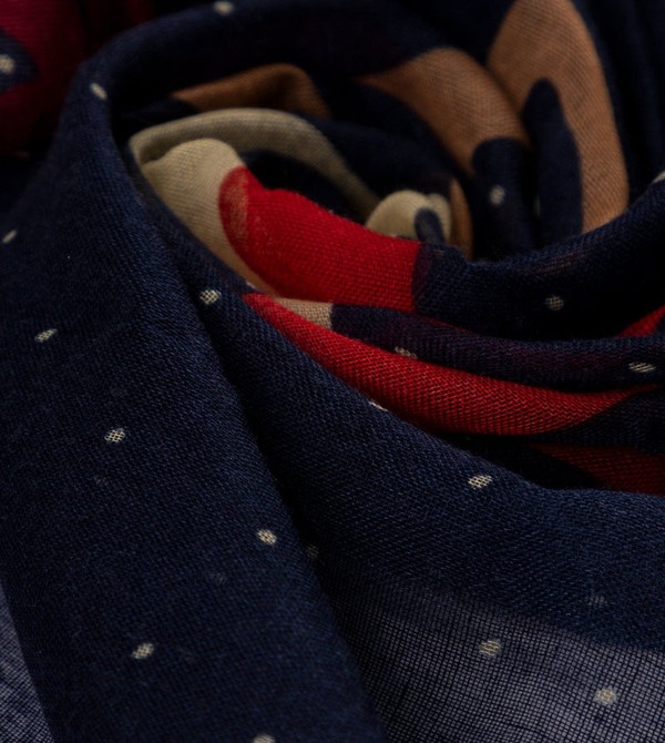 Anekke Kene Navy Blue Printed Sal | 954873CYB