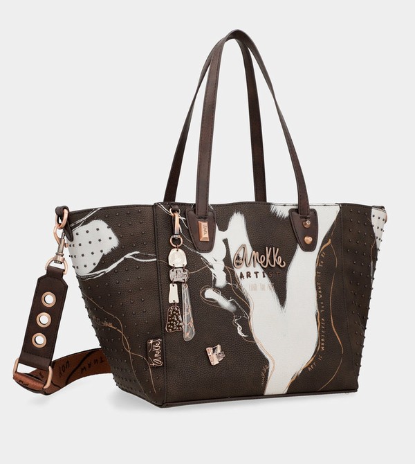 Anekke Large Brown Shopper Nature Shodō Kabelka | 740358VWK