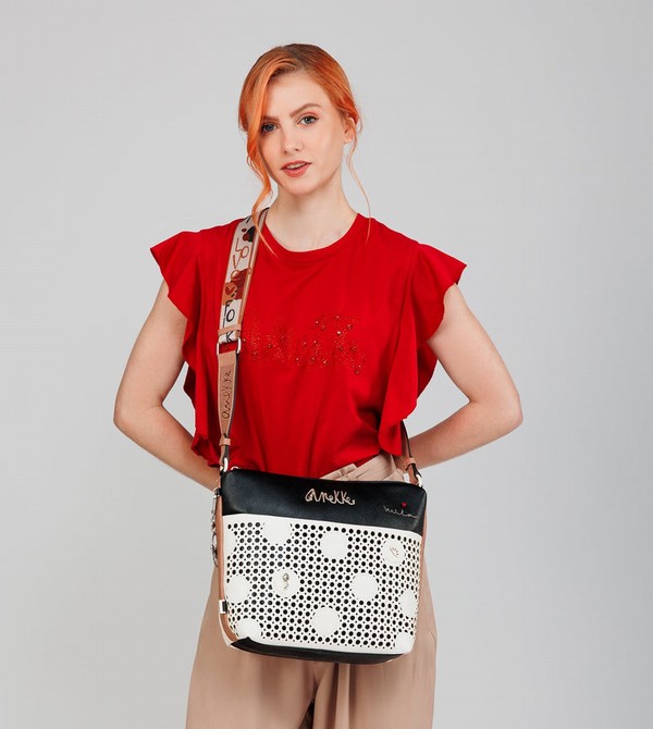 Anekke Large With Front Pocket Alma Crossbody Kabelka | 539724VQF
