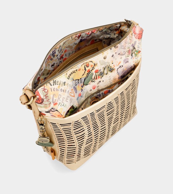 Anekke Nature Pachamama Golden Crossbody Kabelka | 203649NFD