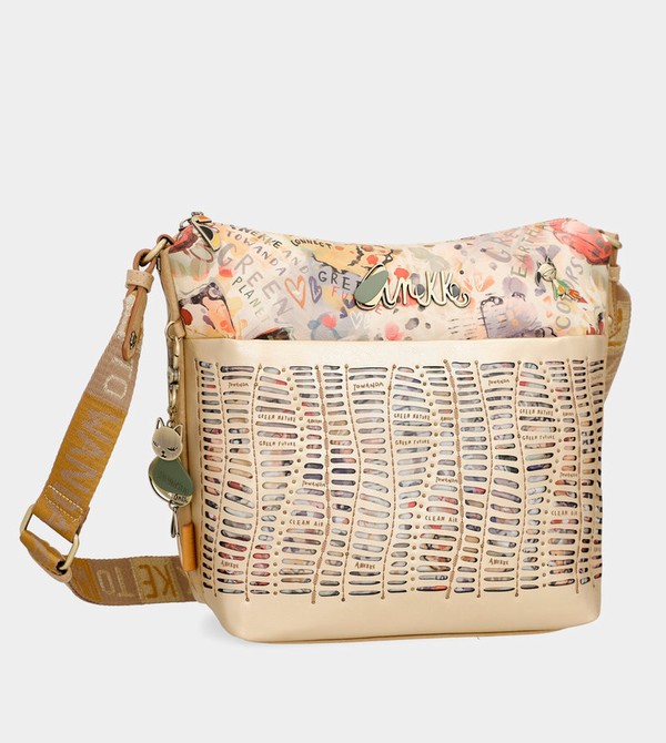 Anekke Nature Pachamama Golden Crossbody Kabelka | 203649NFD
