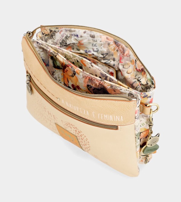 Anekke Nature Pachamama Golden With Two Compartments Crossbody Kabelka | 430561CAE