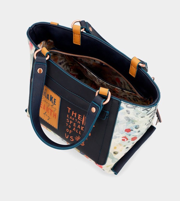Anekke Nature Pachamama Navy Blue Crossbody Kabelka | 823619TGC