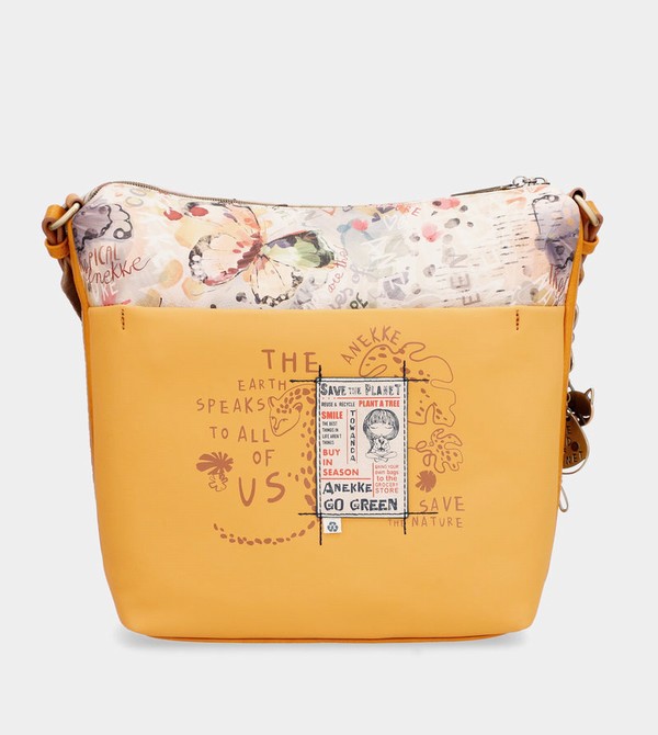 Anekke Nature Pachamama Ochre Large Messenger Crossbody Kabelka | 012647IYP