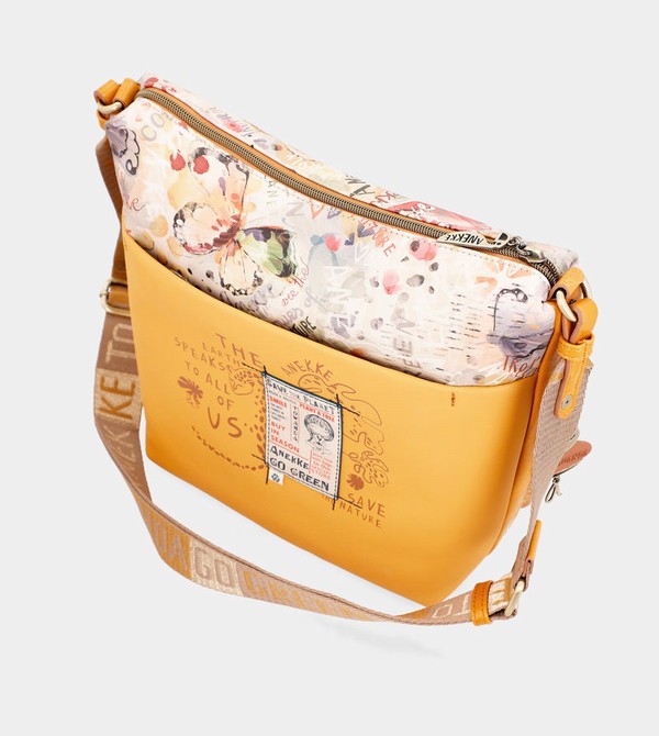 Anekke Nature Pachamama Ochre Large Messenger Crossbody Kabelka | 012647IYP