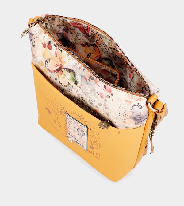 Anekke Nature Pachamama Ochre Large Messenger Crossbody Kabelka | 012647IYP