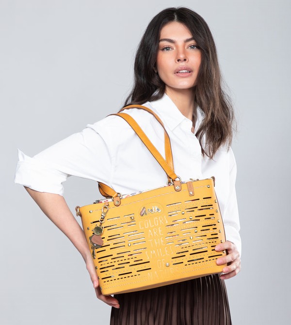 Anekke Nature Pachamama Ochre Large Taška Cez Rameno | 497358JRV