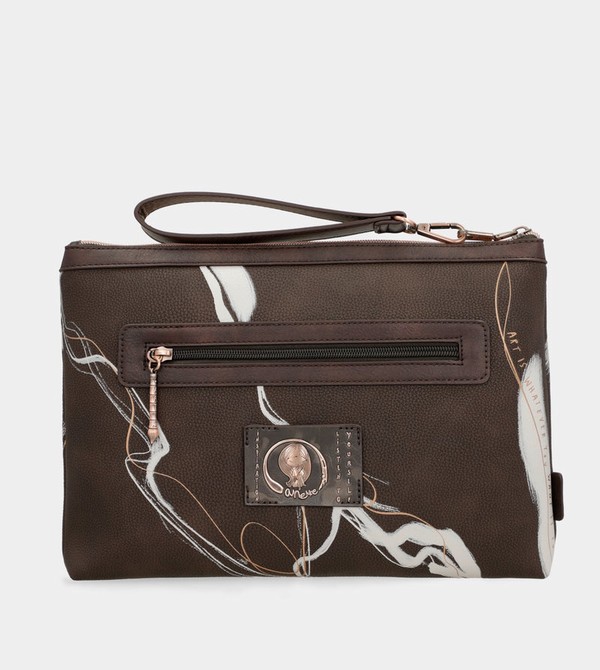 Anekke Nature Shodō Brown Clutch Kabelka | 784309SIY