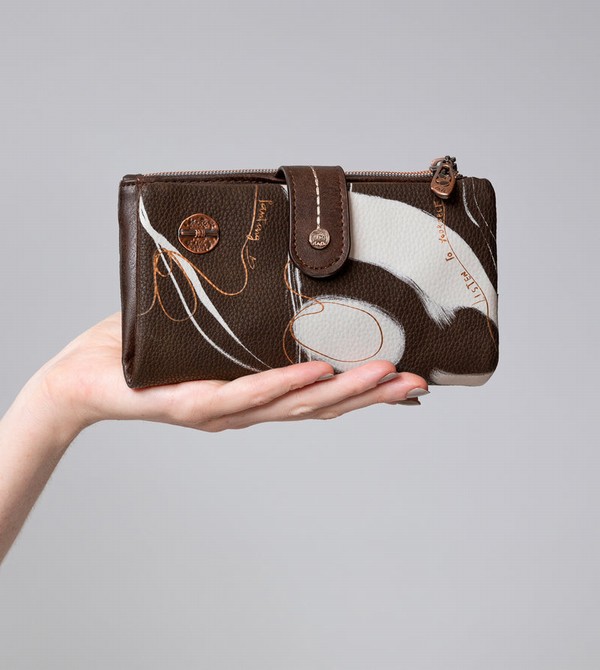 Anekke Nature Shodō Brown Rfid Flexi Brown Penazenky | 783490QWI