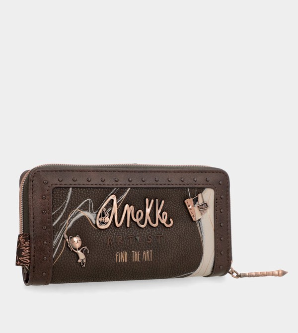 Anekke Nature Shodō Large Brown Rfid Nature Shodō Penazenky | 789165HGT