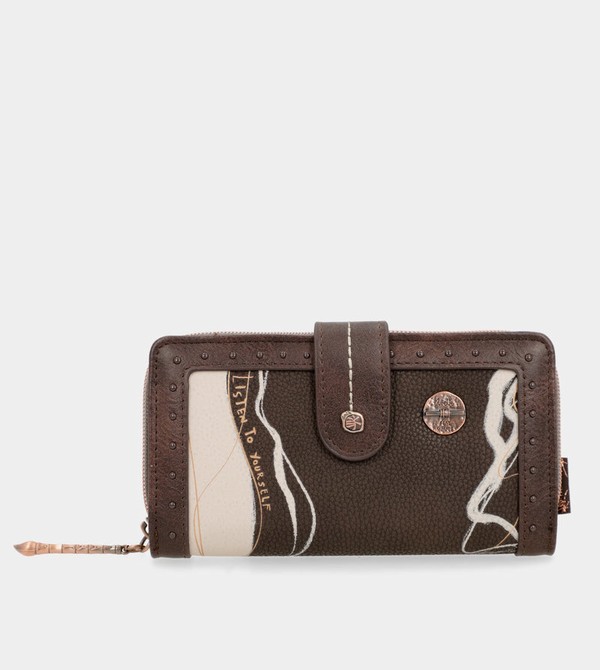 Anekke Nature Shodō Large Brown Rfid Nature Shodō Penazenky | 789165HGT