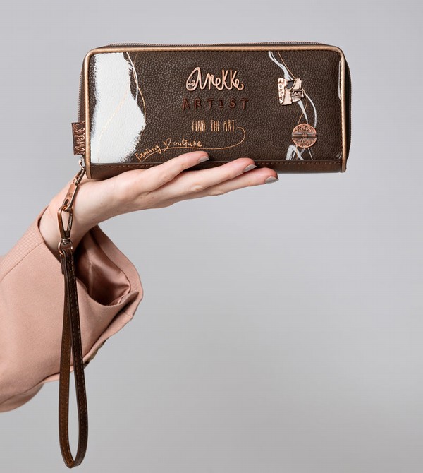 Anekke Nature Shodō Large Brown Rfid Penazenky | 023189FJH