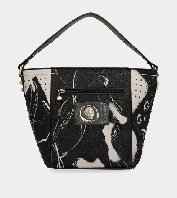 Anekke Nature Shodō Medium Black Crossbody Kabelka | 207856OCX