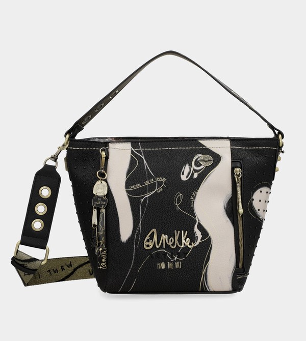 Anekke Nature Shodō Medium Black Kabelka | 230597QBO