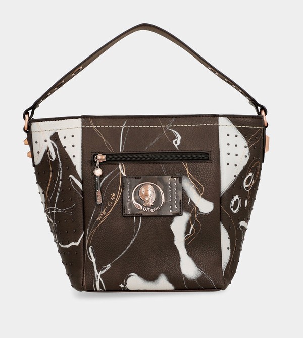 Anekke Nature Shodō Medium Brown Crossbody Kabelka | 214380QTE