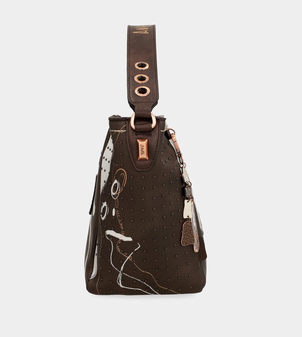 Anekke Nature Shodō Medium Brown Crossbody Kabelka | 214380QTE