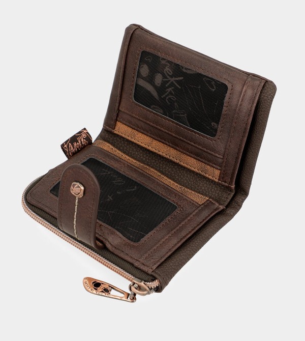 Anekke Nature Shodō Small Brown Rfid Penazenky | 981702UXG