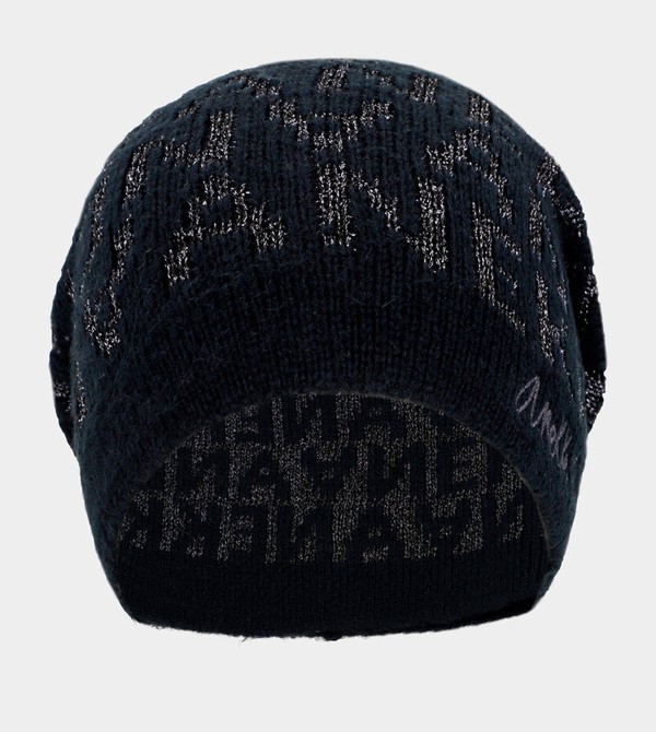 Anekke Navy Blue Contemporary Knit Klobuky | 098135WVO