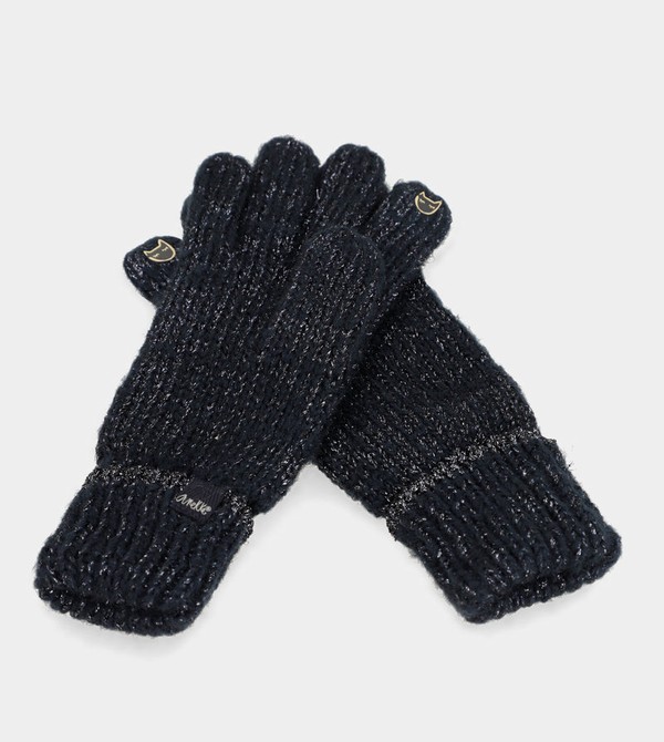 Anekke Navy Blue Logomania. Rukavice | 517846UMT