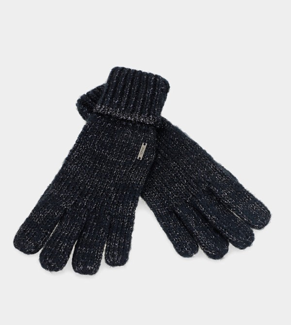 Anekke Navy Blue Logomania. Rukavice | 517846UMT