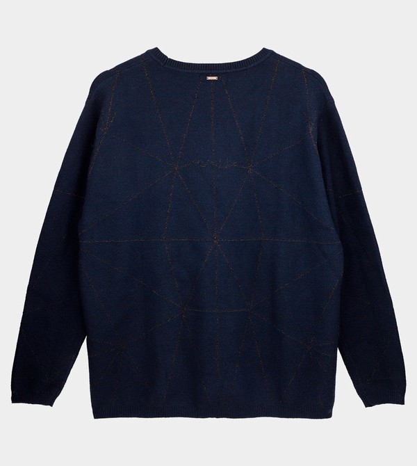 Anekke Navy Blue Shōen Svetre | 641085GSA