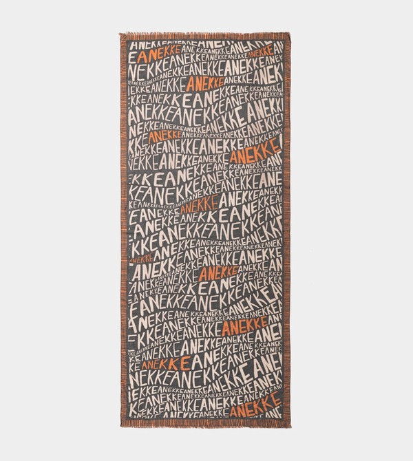 Anekke Pashmina Logo Brown Sal | 821790UFG