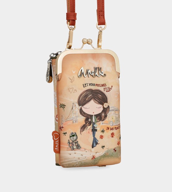 Anekke Peace & Love Camel 3-in-1 Rfid Crossbody Kabelka | 267503PCF
