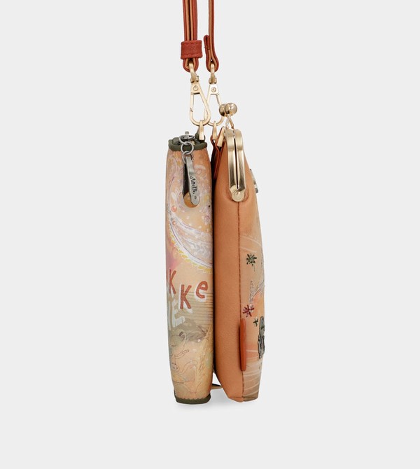 Anekke Peace & Love Camel 3-in-1 Rfid Crossbody Kabelka | 267503PCF