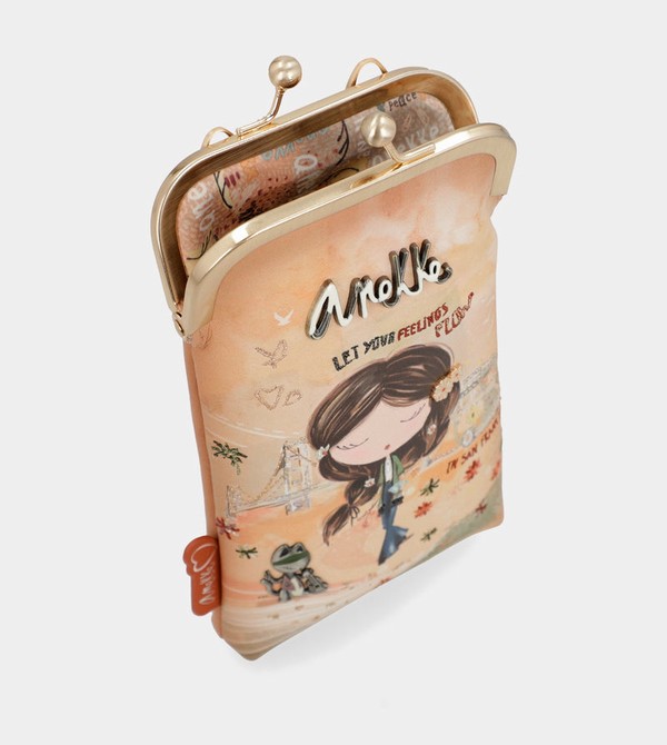 Anekke Peace & Love Camel 3-in-1 Rfid Crossbody Kabelka | 267503PCF