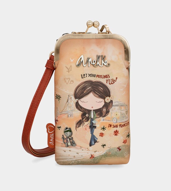 Anekke Peace & Love Camel 3-in-1 Rfid Crossbody Kabelka | 267503PCF