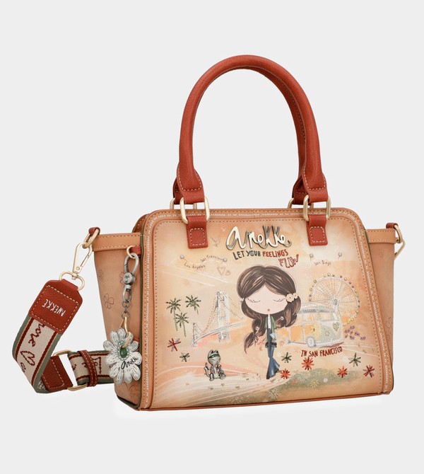 Anekke Peace & Love Camel Bowling Crossbody Kabelka | 364075CWF