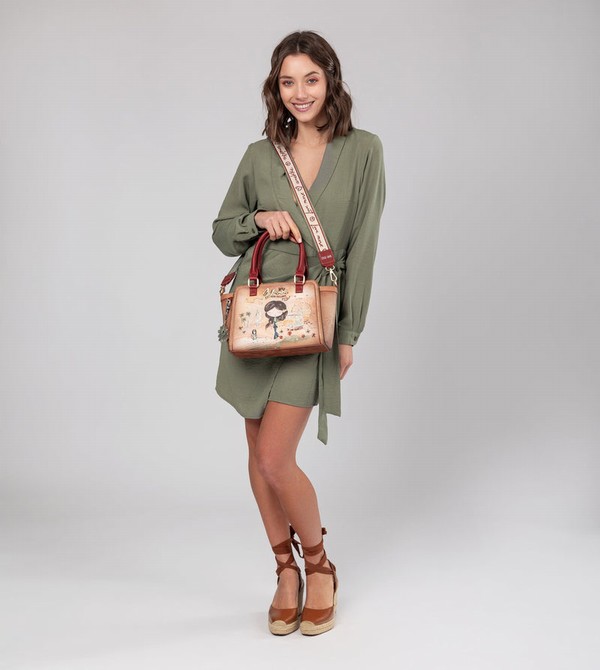 Anekke Peace & Love Camel Bowling Crossbody Kabelka | 364075CWF