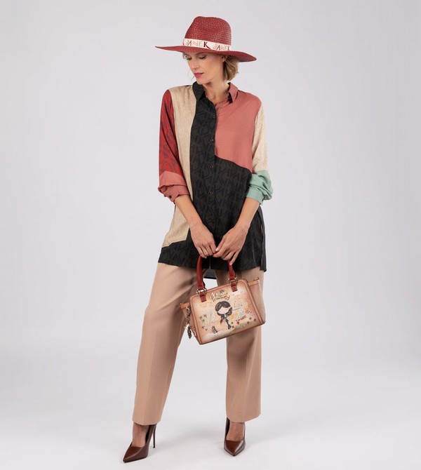 Anekke Peace & Love Camel Bowling Crossbody Kabelka | 364075CWF