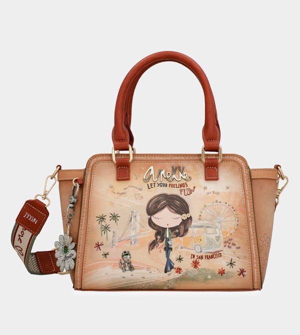 Anekke Peace & Love Camel Bowling Crossbody Kabelka | 364075CWF