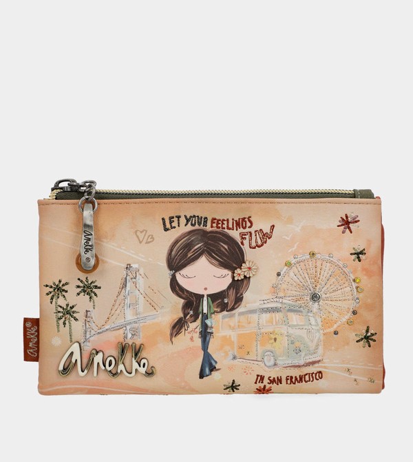 Anekke Peace & Love Camel Flexible Rfid Penazenky | 506892EYM
