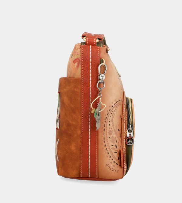 Anekke Peace & Love Camel Large Crossbody Kabelka | 620783PLY