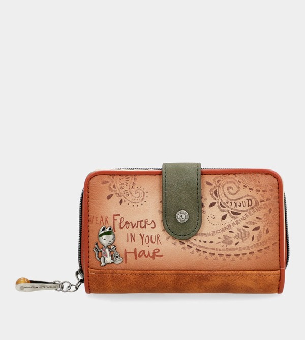Anekke Peace & Love Camel Medium Rfid Penazenky | 689437EBV