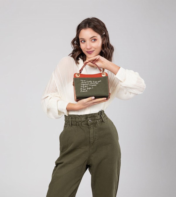 Anekke Peace & Love Camel Mini Crossbody Kabelka | 690814JVD