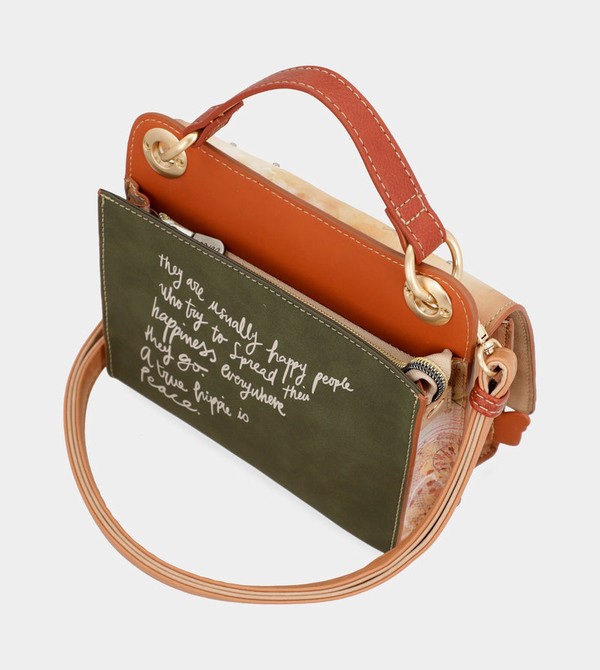 Anekke Peace & Love Camel Mini Crossbody Kabelka | 690814JVD