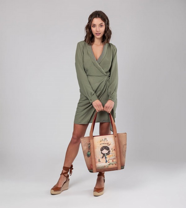 Anekke Peace & Love Camel Shopping Prenosná Taška | 519827ZNG