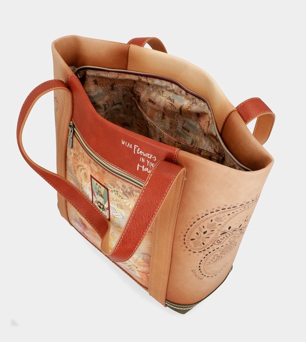 Anekke Peace & Love Camel Shopping Prenosná Taška | 519827ZNG