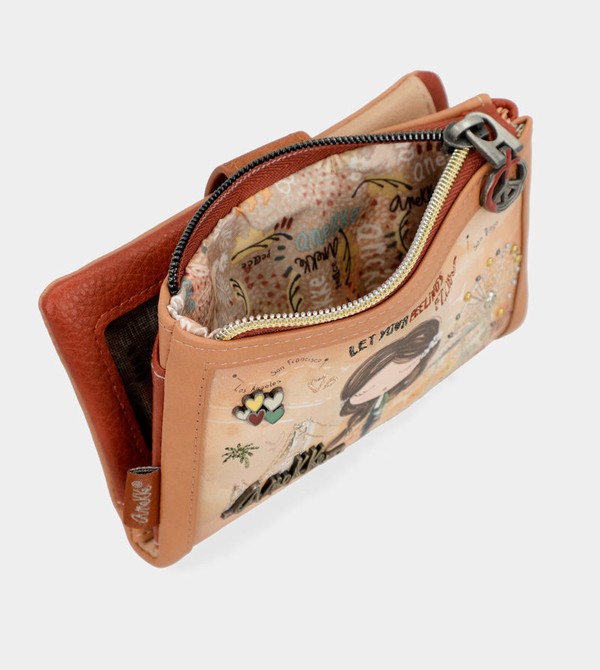 Anekke Peace & Love Camel Small Rfid Penazenky | 083256PVZ