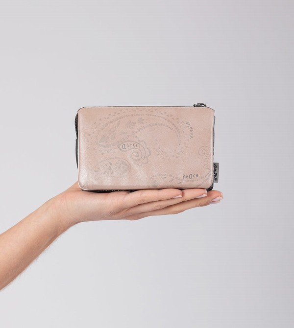 Anekke Peace & Love Pink 3-compartment Coin Penazenky | 489271AQY