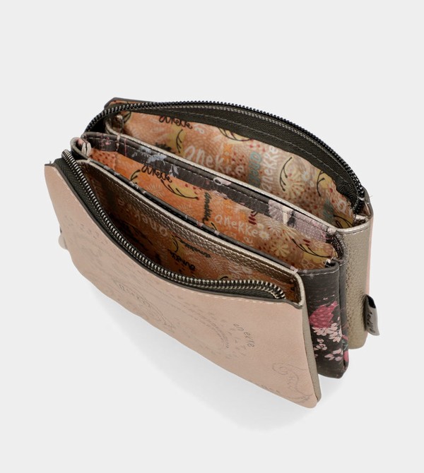 Anekke Peace & Love Pink 3-compartment Coin Penazenky | 489271AQY