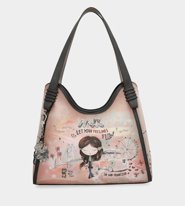 Anekke Peace & Love Pink Prenosná Taška | 320891UWI