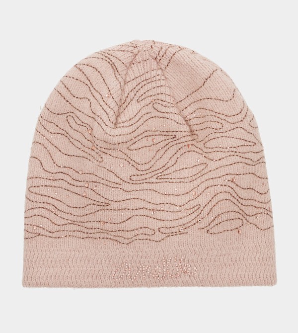 Anekke Pink Knitted Beanie Klobuky | 756918YUN