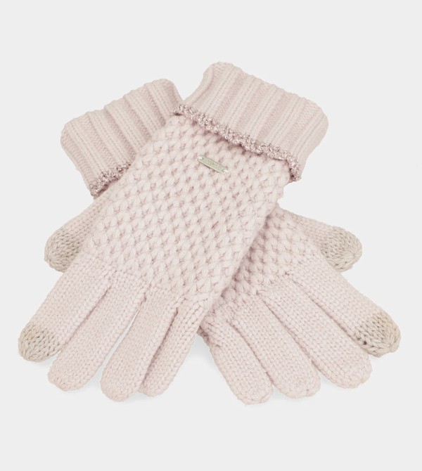 Anekke Pink Knitted Rukavice | 706319NOC